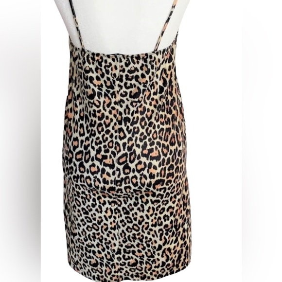 ZARA‎ TRAFALUC  LEOPARD SQUARE NECK STRAPPY MINI DRESS SIZE MEDIUM - Picture 11 of 12